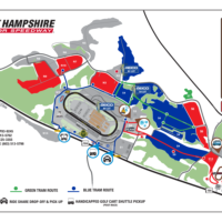 NASCAR Weekend Camping Map